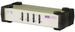 ATEN CS84U 4-Port PS/2-USB KVM Switch, 4x Custom KVM Cable Sets, Non-powered (CS84U-AT)