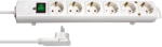 brennenstuhl Multi Socket "Comfort" 6 Ports, white (00172778)