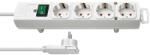 brennenstuhl Comfort-Line Plus" Multi-Socket, 4 sockets, switch, 2m, white (00188990)