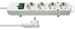 brennenstuhl Bremounta" Multi-Socket, 4 sockets, switch, 3m, white (00188986)
