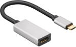 Goobay USB adapter, USB-C plug > HDMI socket (black/silver, 15cm) (60194)