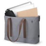 DICOTA Geanta 14.1 inch "Shopper Eco MOTION", Poliester 600D RPET, Gri - Confort si Rafinament in Acelasi Loc (D31978-RPET) Geanta, rucsac laptop