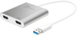 j5create Adaptor USB 3.0 la Dual HDMI Multi-Monitor (JUA365-N)