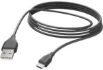 Hama Charging Cable, USB-A - Micro-USB, 3 m, black (00201588) - vexio