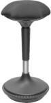 DIGITUS Ergonomic Office Stool / Standing Aid DA-90422, Chair (black, height adjustable, for more dynamic sitting / standing) (DA-90422)