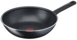 Tefal Tigaie wok Tefal Day By Day B56419AZ, 28 cm, invelis antiaderent Titanium, indicator Thermo-Signal, negru (3168430308329)