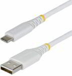 StarTech - 15 cm-es USB-A - USB-C gyorstöltő kábel, 15 W 3 A - USB2AC15CMBRWH (USB2AC15CMBRWH)