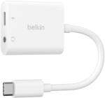 Belkin Npa004btwh Rockstar 3.5mm Jack Audio And Usb-c Charging Adapter (npa004btwh)