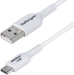 StarTech 1m Usb-a To Usb-c Cable White Charger Cord Usb 2.0 Data Transf (usb2ac1mncwhe)