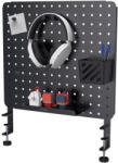 Trust Rendszerező - GXT724 Vesto (fém állvány + headset tartó, polc, kosár, mágnes; fekete) (25668) - itbay