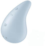 Satisfyer Dew Drop mini csiklóizgató - kék, 12 program