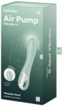 Satisfyer Air Pump Vibrátor Nadfújható, 12 rezgés, állítható átmérő fekete