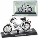 LEO MODELS Macheta Moped Vintage Negrini Harvard Alb, scara 1: 18, Leo Models, Passione Motorini (3068)