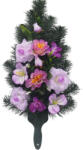  Selyem Sírcsokor (60cm) - Rózsa-dália - Lila #1