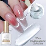 BORN PRETTY Cat Magnetic gél lakk 10 ml - MY077 - White Cat Eye