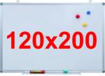 +Plus Office Tabla alba magnetica, 120x200 cm Premium (7 ani Garantie) Tabla magnetica (Whiteboard) Aluminiu 120x200 cm (61004480)