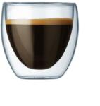 Bodum Dvoustěnné sklenice Bodum Pavina 80 ml, 2 ks