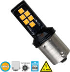 GloboStar Lămpi Autoturismului PY21W-BAU15s Canbus LED Portocaliu 12V 8W 1buc 81247 (81247)
