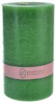 InDecor Lumânare decorativă verde, pătrată 9 × 9 × 15 cm (520 g)