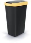 KEDEN Coș de gunoi 45 l cu capac rabatabil COMPACTA Q FLAP, negru-galben Cos de gunoi