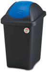 Stefanplast Coș de gunoi basculant MULTIPAT 30 l, dreptunghiular, negru-albastru Cos de gunoi
