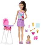 Mattel Barbie Dadus baba etetőszékkel