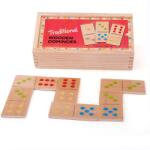 Bigjigs Toys Fából készült dominó klasszikus (DV01226)