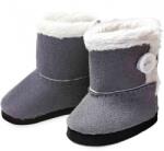 Petitcollin téli csizma szürke (28 cm-es babához) (DV08916)