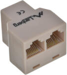 Lanberg AD-RJ45-2RJ45-OU network splitter Beige (AD-RJ45-2RJ45-OU)