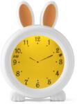 Alecto Baby BC100BUNNY - Dispozitiv de antrenament pentru somn, cu lumină de noapte și ceas deșteptător în formă de iepuraș (BC100BUNNY)