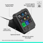 Logitech Billentyűzet - MX Keypad AI Control vezérlő, Vezetékes 9 gombos, érintős, Grafitszürke 920-013891 (920-013891)