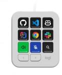 Logitech MX Keypad MI-vezérlőgombok fejlesztőknek halványszürke (920-013892) (920-013892)