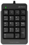 A4Tech Fstyler FK 13 GR Tastatura numerica 18 taste, USB, cablu retractabil 70 cm, compact design, grey (FK-13-GR)