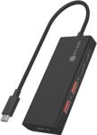 RaidSonic IB-HUB1436-CPD 4-Port USB 3.2 Gen 2, USB hub (black) (61079)