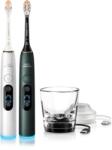 Philips Set 2x Periute de dinti electrice DiamondClean 9000 HX9216/89 Alb & Verde (HX9216/89) Periuta de dinti electrica
