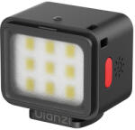 ULANZI DG01 szuper mini LED lámpa, 5600K, 500mAh, diffúzor, USB-C, fekete (UL-L196)