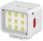 ULANZI DG01 szuper mini LED lámpa, 5600K, 500mAh, diffúzor, USB-C, fehér (UL-L204)