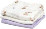 KioKids Scutece din muselină 70x70 cm Bamboo 3 buc. Lavender 05297-1