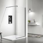 Rune Paravan de dus tip Walk-in gri metalizat Rune Syn 120x200 cm (5940541332954)