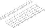 BAKS 940106 KDSZ60H60/3 rácsos kábeltálca 60×60×3000 mm összepattintható, villamos kábelek nyomvonalvezetéséhez (940106)