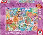 Schmidt Spiele Puzzle játék 1000 darabos Colourful Christmas Cookietown 58064 (58064)