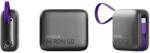 Dviced Powerbank AERON GO beépített kábelekkel 10000mAh 45W ezüst DV940004 (DV940004)