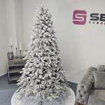 Brius Brad artificial Christmas Deluxe, Global nins, mix 2D+3D, 210cm (U-Global-Snow-210)