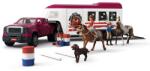Schleich Schleich, Horse Club, Camionul Lakeside cu remorca, set, 42705 Figurina