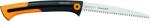 Fiskars Xtract SW75 Kézi Fűrész Friss Fához, Durva Fogazat, 25, 5 cm Pengehossz, Behúzható Rozsdamentes Acél Penge, Fekete/Narancs (SW75)