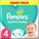 Pampers Active Baby 4 Maxi 9-14 kg 76 pcs