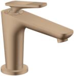 Hansgrohe Citterio C, Cubic Cut kialakítás, Mosdócsaptelep leeresztővel, EcoSmart, CoolStart, szálcsiszolt vörösarany 49021310 (49021310)