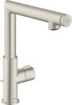 Hansgrohe UNO Select mosdócsaptelep 210, automata lefolyóval, rozsdamentes acél hatás, 45016800 (45016800)