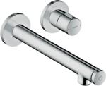 Hansgrohe UNO Select falsík alatti mosdócsaptelep nem zárható leeresztővel, rozsdamentes acél hatás, 45113800 (45113800)