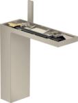 Hansgrohe MYEDITION 230 magasított mosdócsaptelep fedőlap nélkül, klik-klak leeresztővel, szálcsiszolt nikkel 47022820 (47022820)